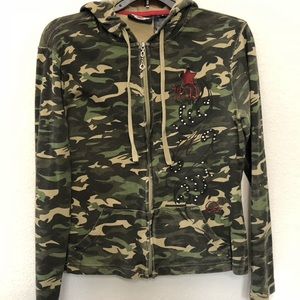 Harley Davidson Camo Sweater